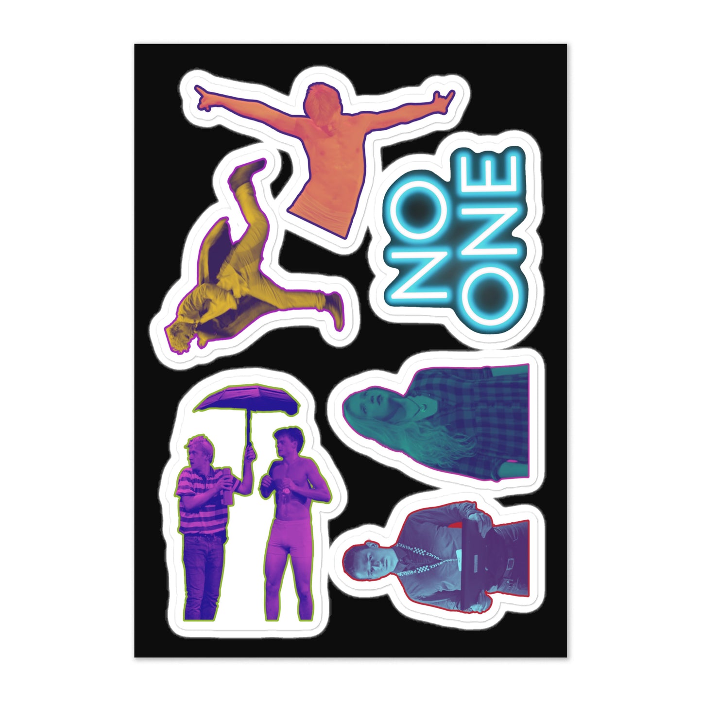 "NO ONE" Sticker sheet